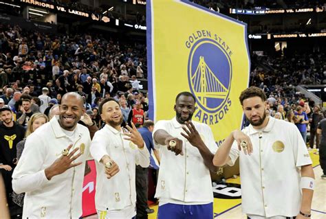 Watch Warriors get championship rings, raise banner in Chase Center .